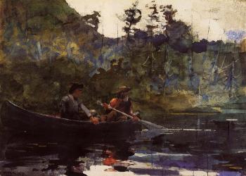 溫斯洛 荷默 Canoeing in the Adirondacks 溫斯洛 荷默 Canoeing in the Adirondacks